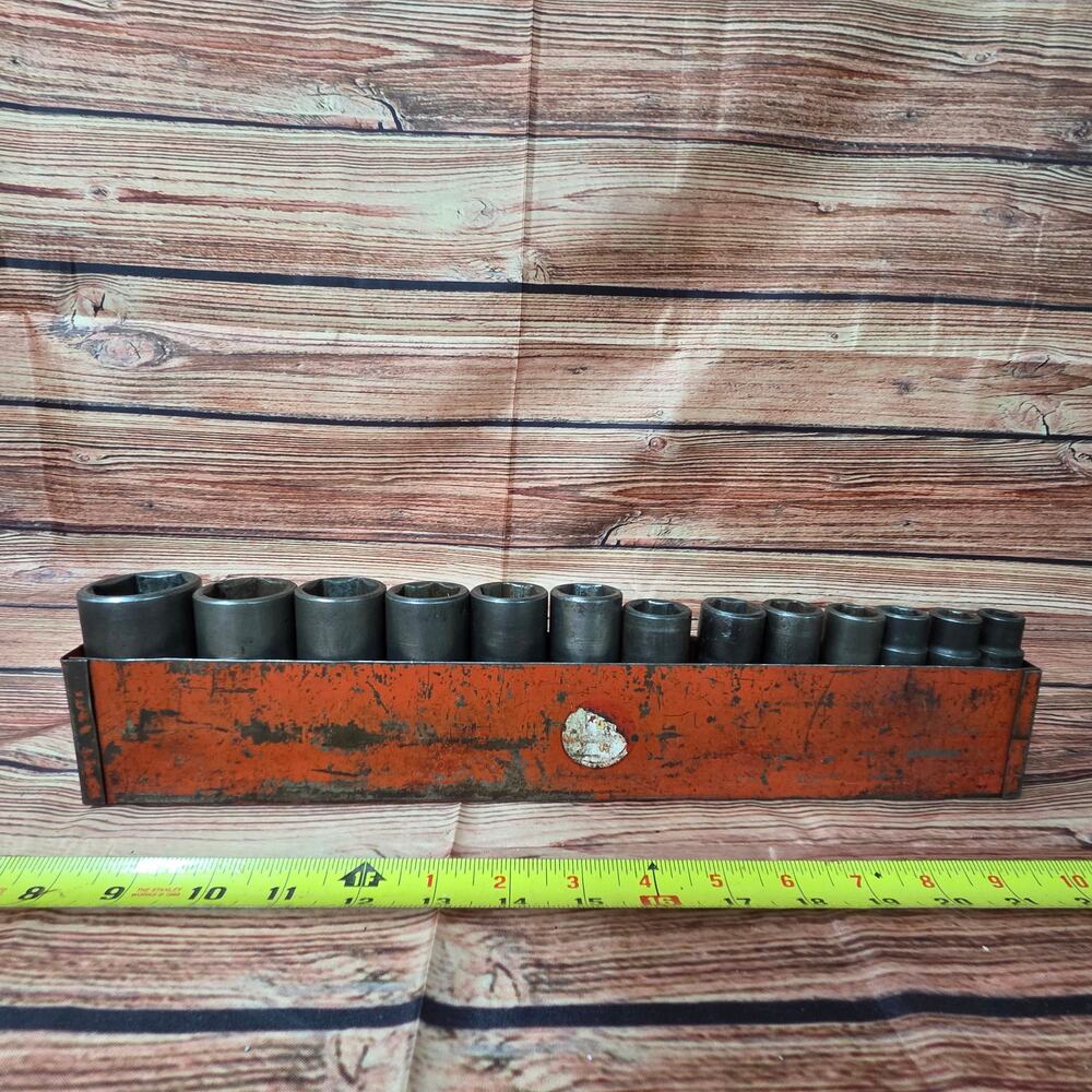 MAC 1/2 drive deep impact socket set 1 1/4 to 7/16" VDP 326